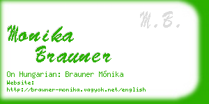 monika brauner business card